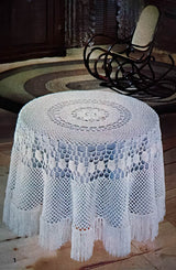 Crocheted Circular Tablecloth Pattern