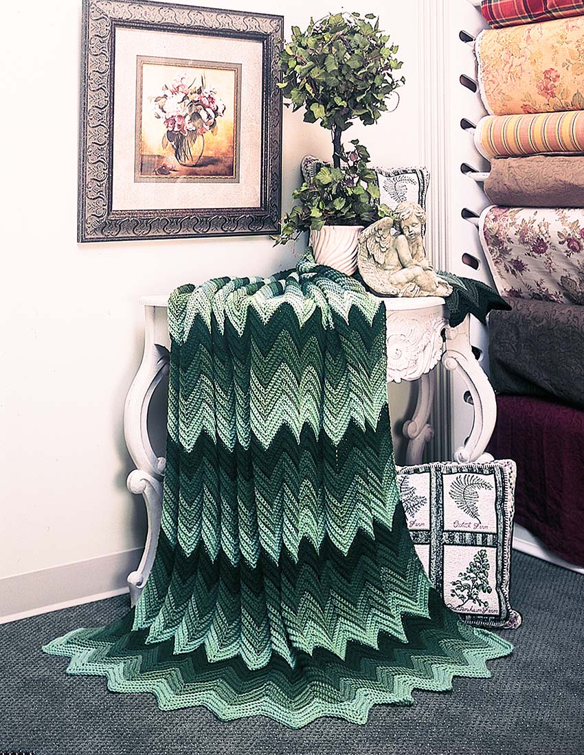 Classic Crochet Ripple Pattern a Timeless Treasure to Crochet • Craftdrawer