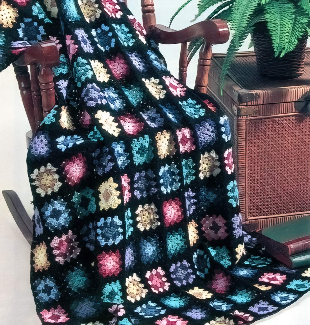 Granny Square Afghan Pattern – Mary Maxim