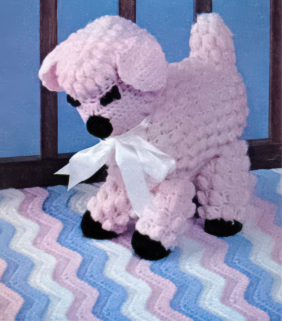 Baby's Ripple Knit Afghan Pattern