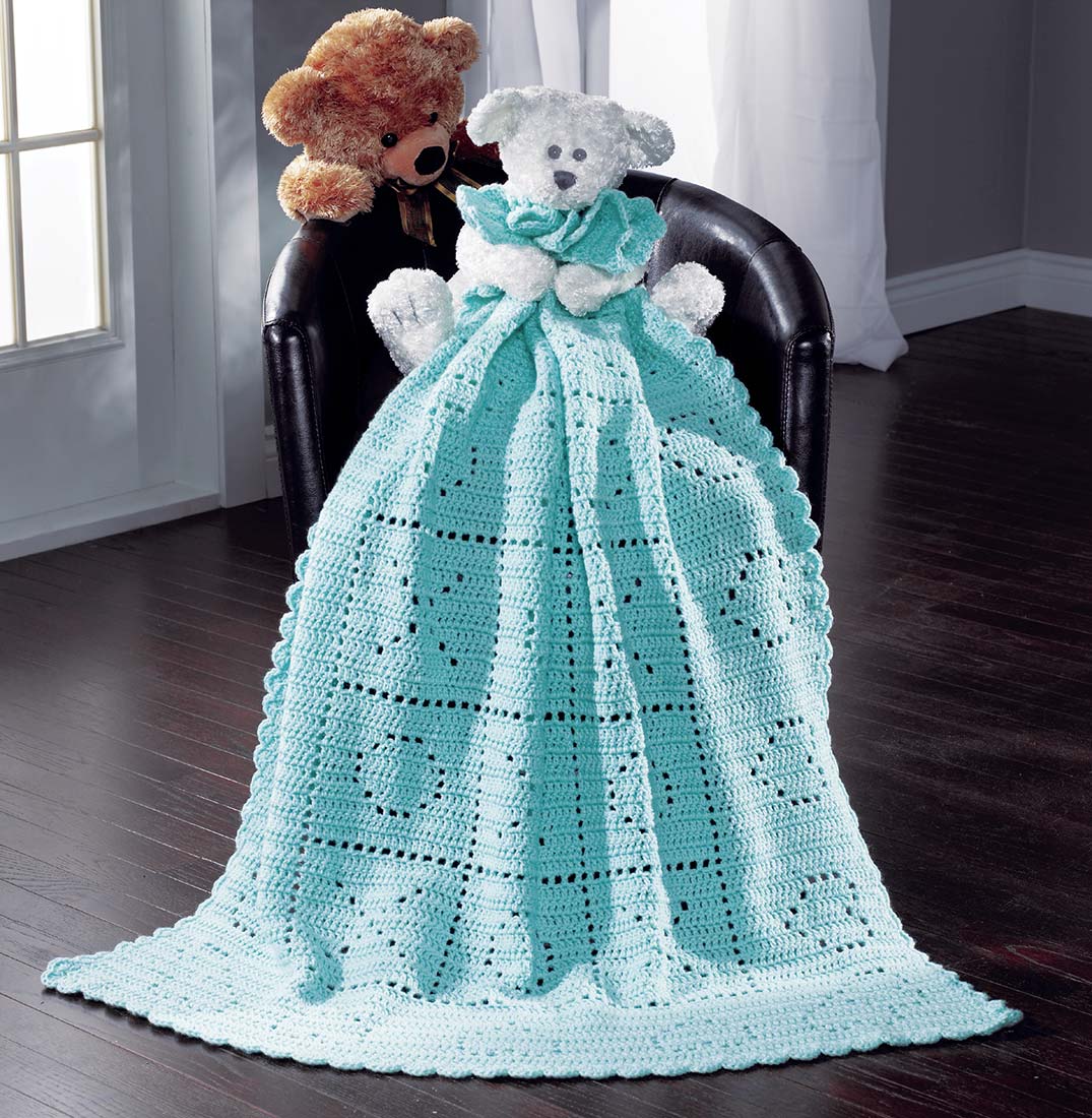 Hugs and Kisses Blanket Pattern – Mary Maxim