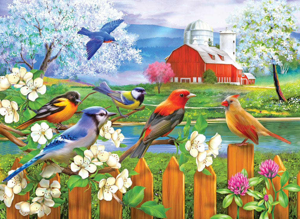 4 in 1 Songbirds Jigsaw Puzzles