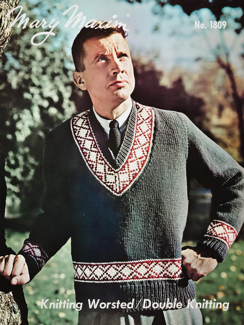 Men's V-Neck Pullover Pattern