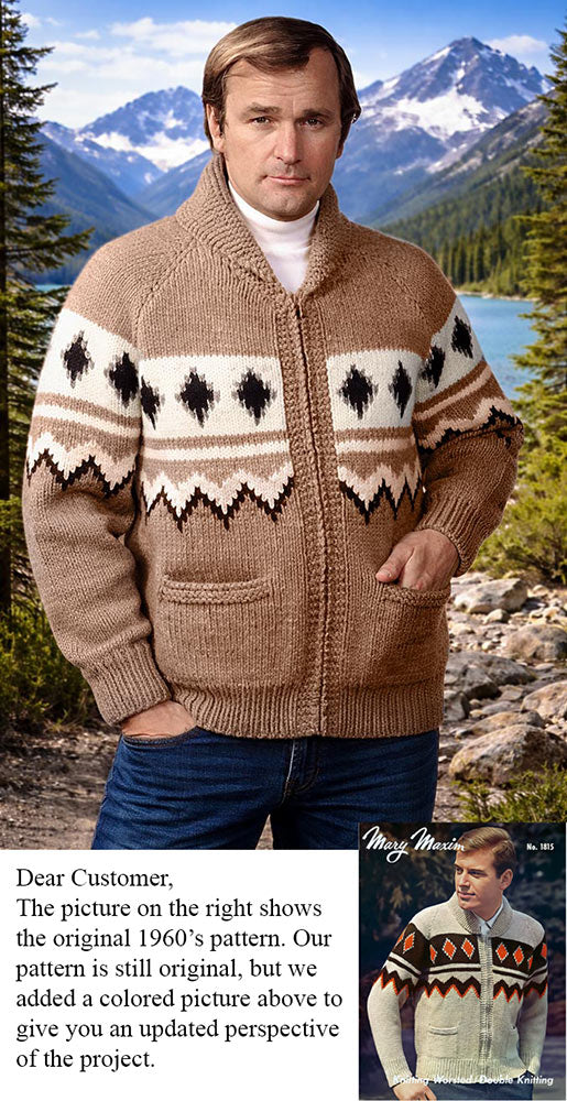 Men's Sanarac Cardigan Pattern