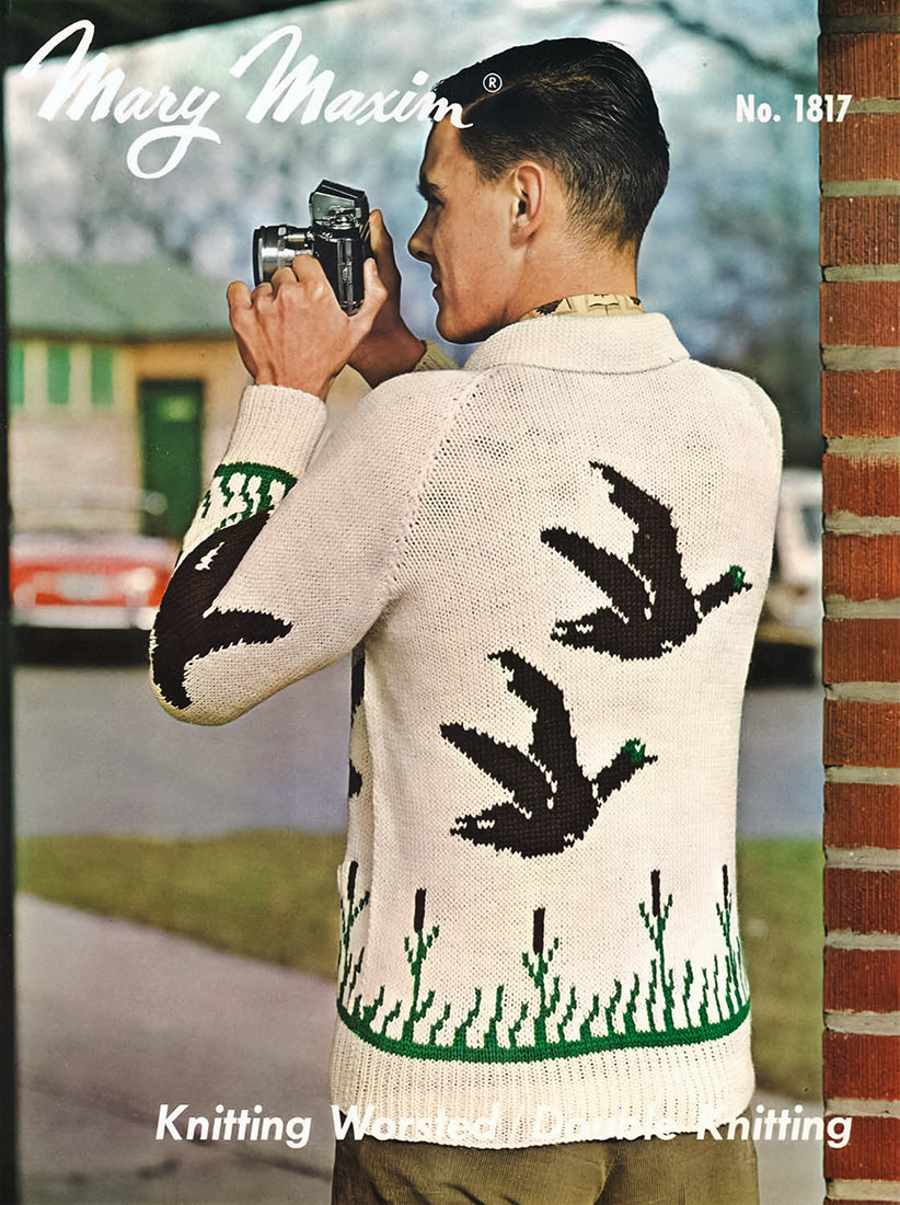 Men's Wild Duck Cardigan Pattern – Mary Maxim