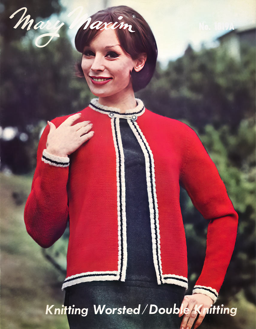 Ladies' Chanel Jacket Pattern – Mary Maxim