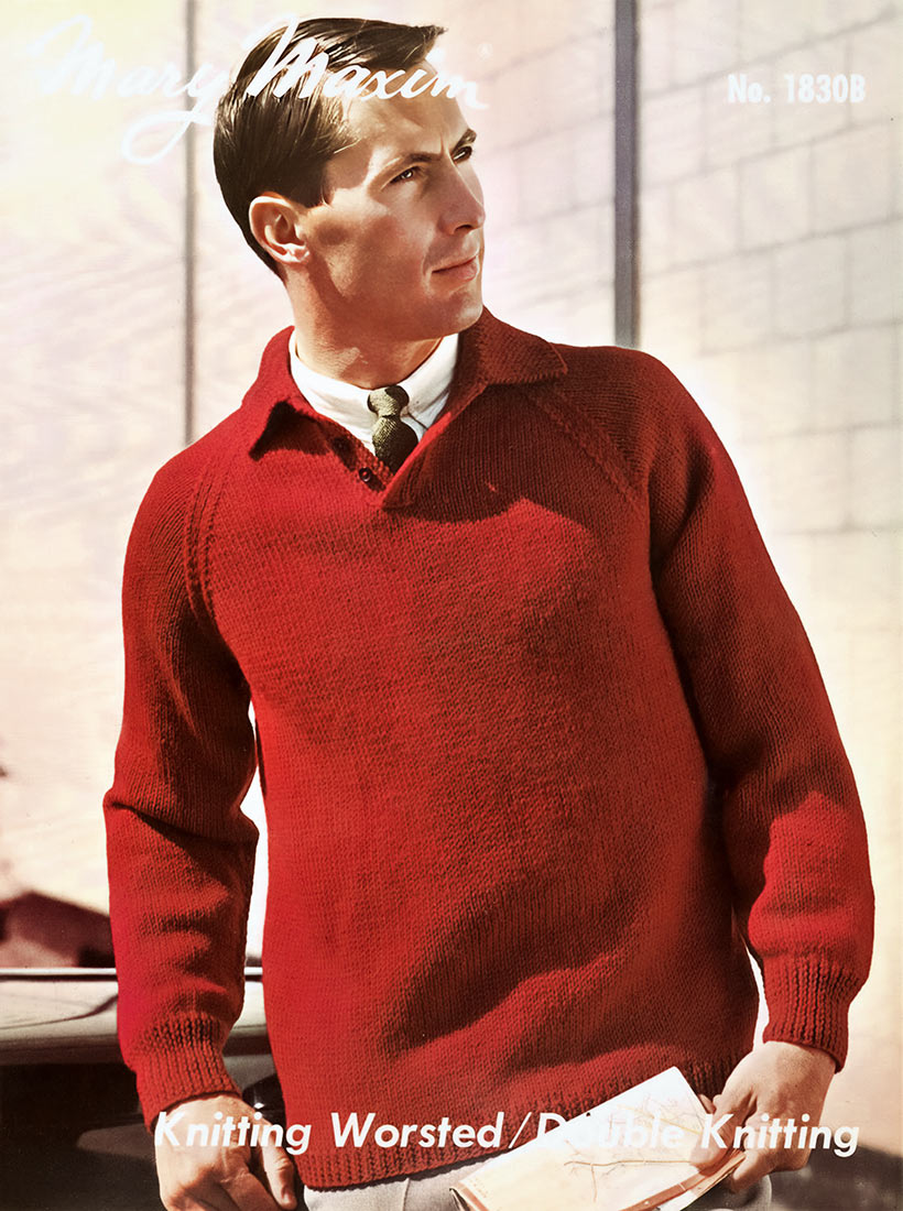 Men's Raglan Sleeve Pullover Pattern