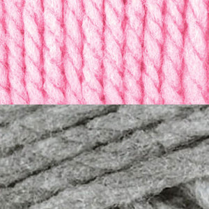 Baby Pink/Gray Heather