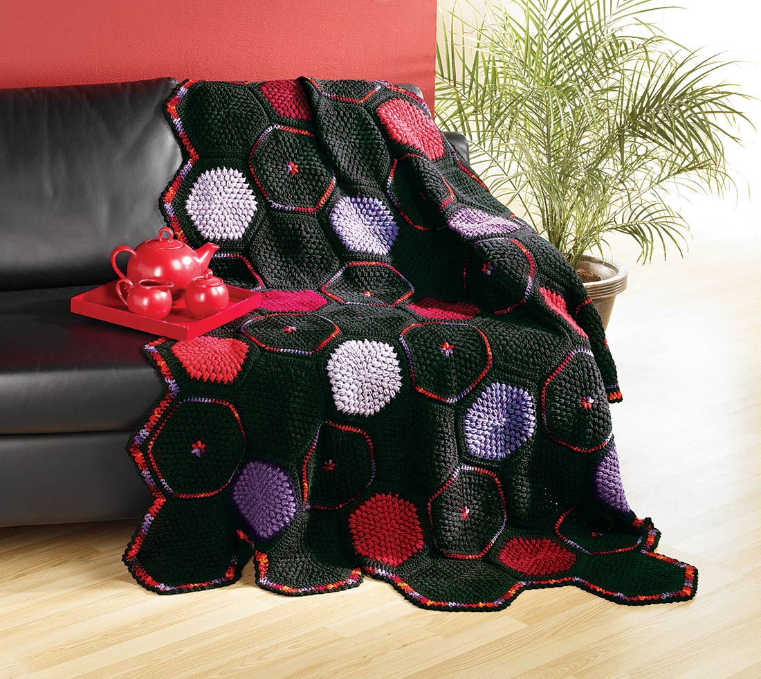 Couverture De Motif Dahlias