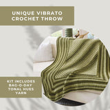 Unique Vibrato Crochet Throw