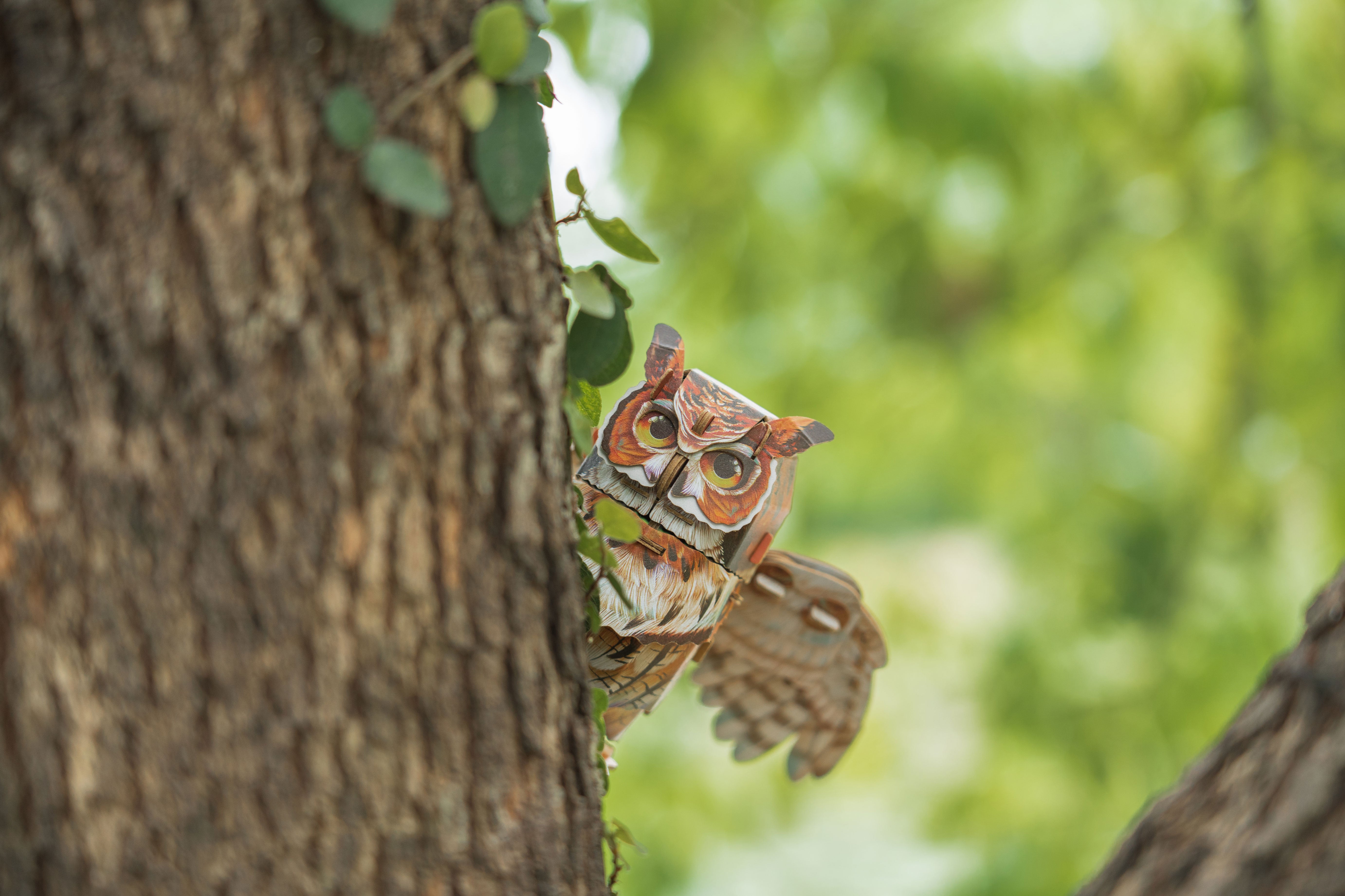 Great Horned Owl 3D Bird Puzzle – Mary Maxim
