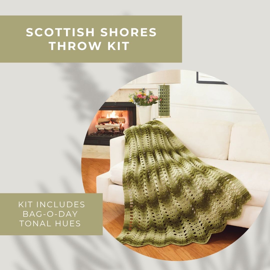 Scottish Shores Throw – Mary Maxim
