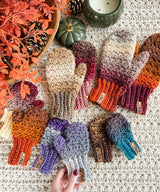 Suzette Mittens & Fingerless Gloves
