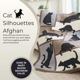 Silhouettes de chats afghans