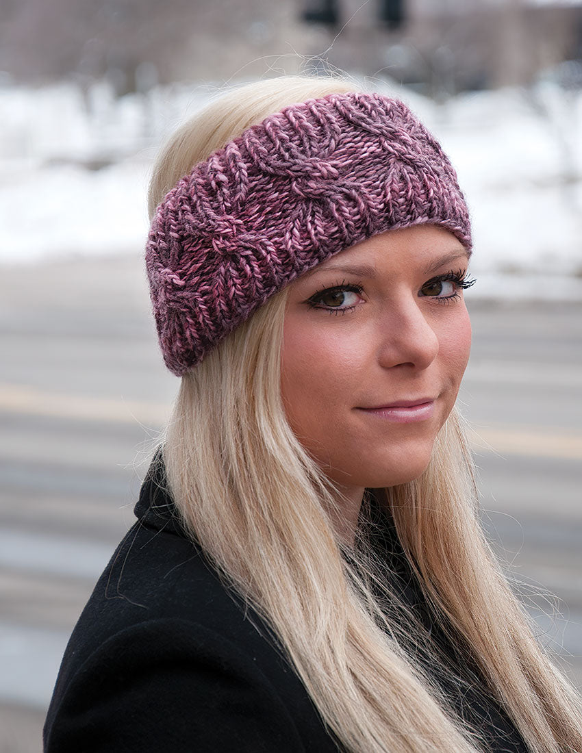 Knit Cables Headband Pattern