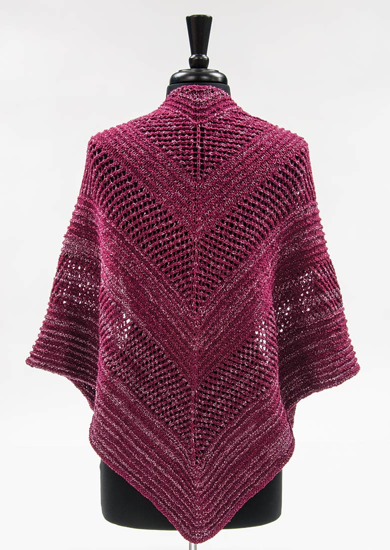 Triangular Wrapped Triangular Knit Wrap Pattern – Mary Maxim