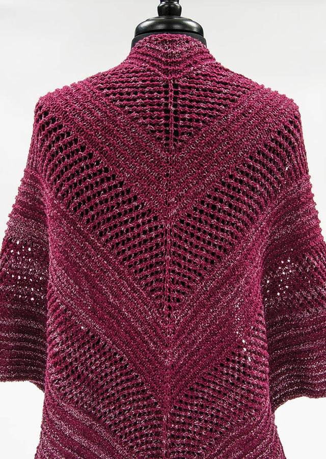 Triangular Wrapped Triangular Knit Wrap Pattern – Mary Maxim