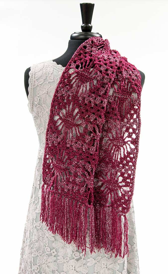 Wrapped in Diamonds Scarf Pattern