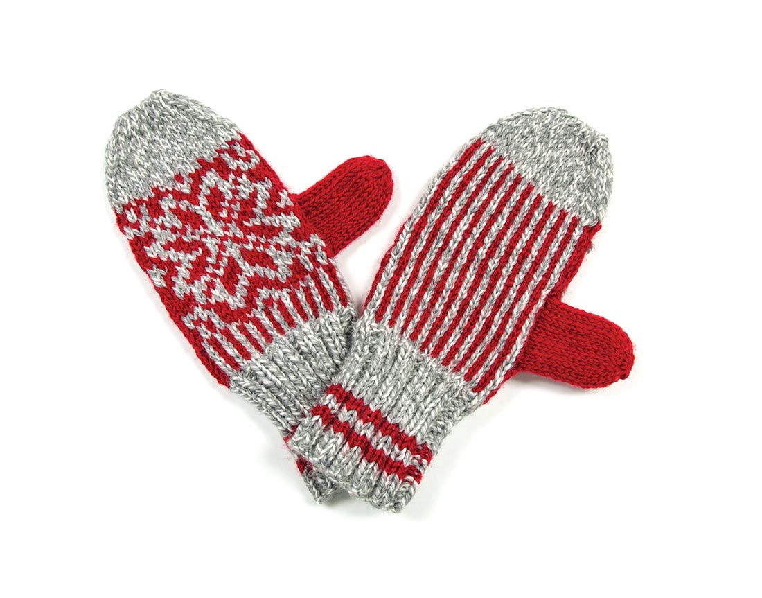 Fair Isle Mitt Pattern – Mary Maxim