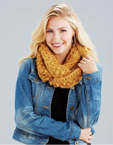 Bobbles and Lace Cowl Pattern