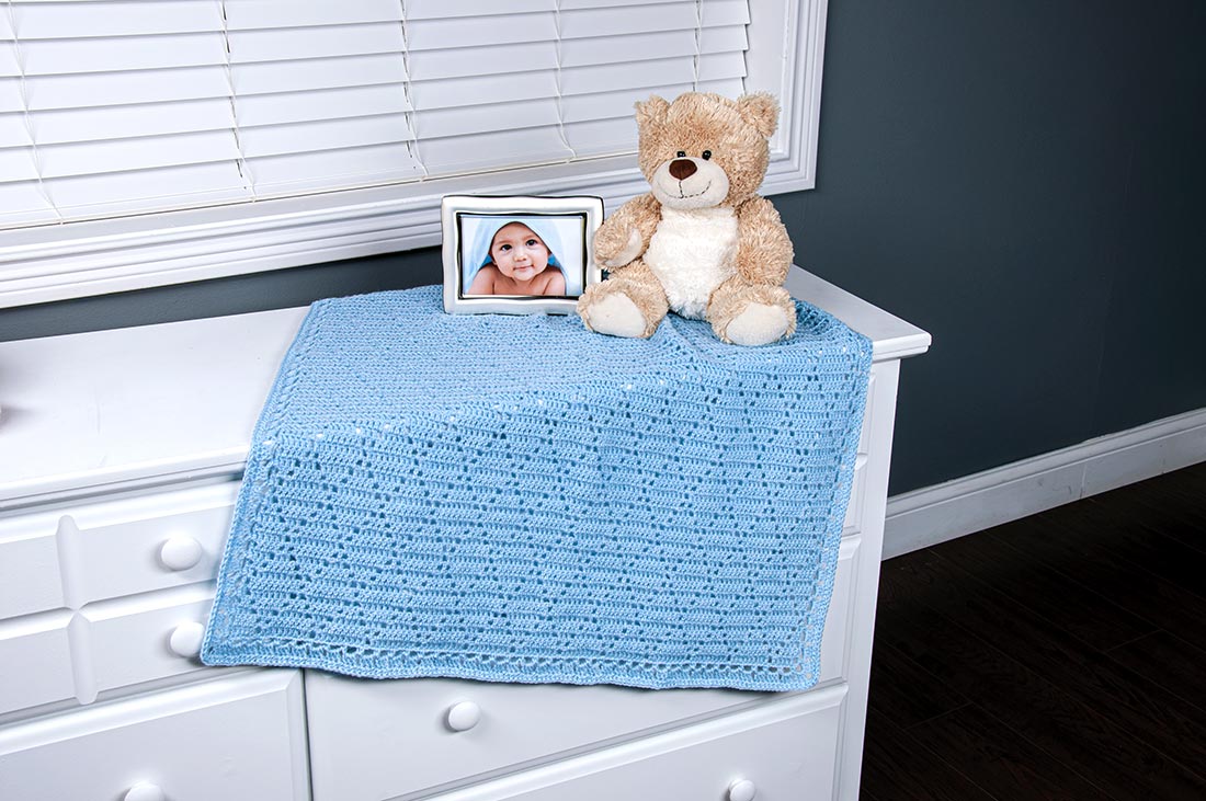 Hexagon and Baby Diamonds Blanket Pattern