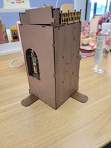 Silent Corner Study Book End Wood Model Kit