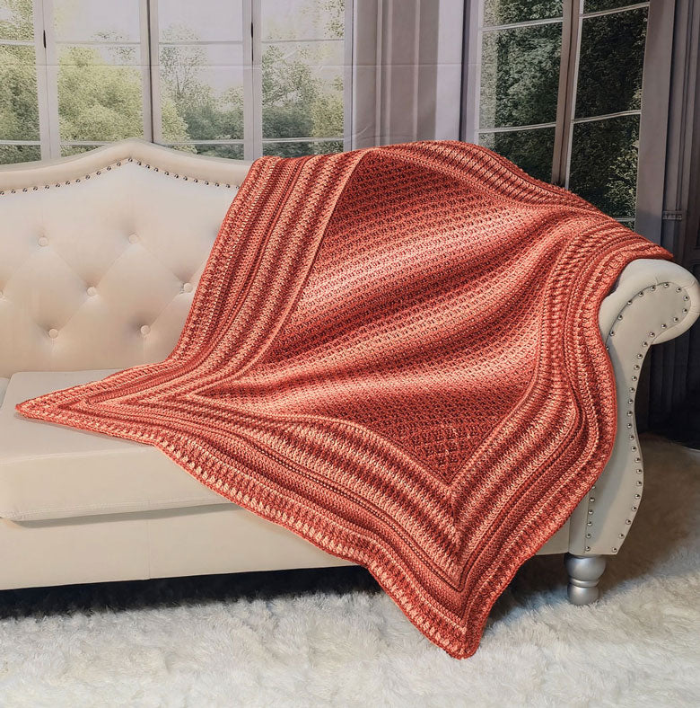 Unique Vibrato Crochet Throw