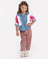 Free Rosy Petals Hexagon Cardi Pattern