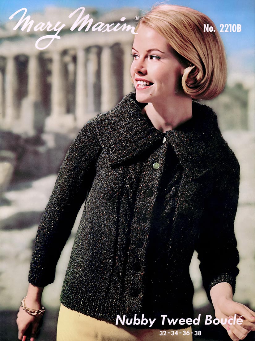 Ladies' Cardigan Pattern – Mary Maxim