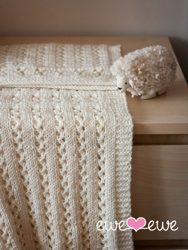 Sweet Pea Baby Blanket – Mary Maxim