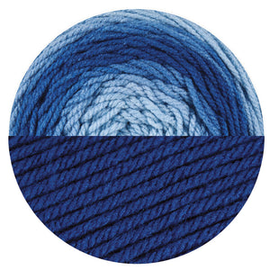 Cristal hielo/azul oscuro