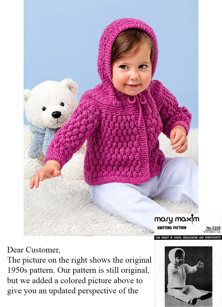 Modèle de cardigan à capuche