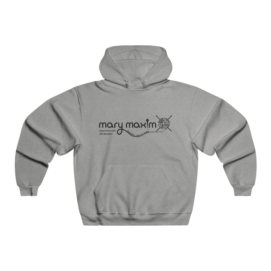 Mary Maxim Hoodie - White & Black Logo - Unisex