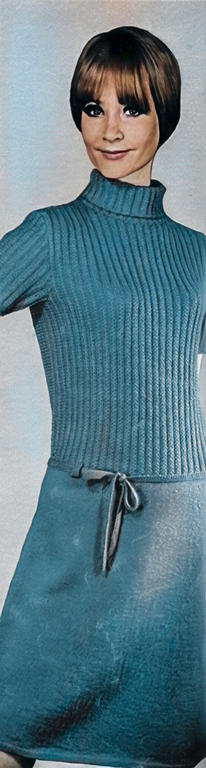 Patrón de vestido de línea A – Mary Maxim