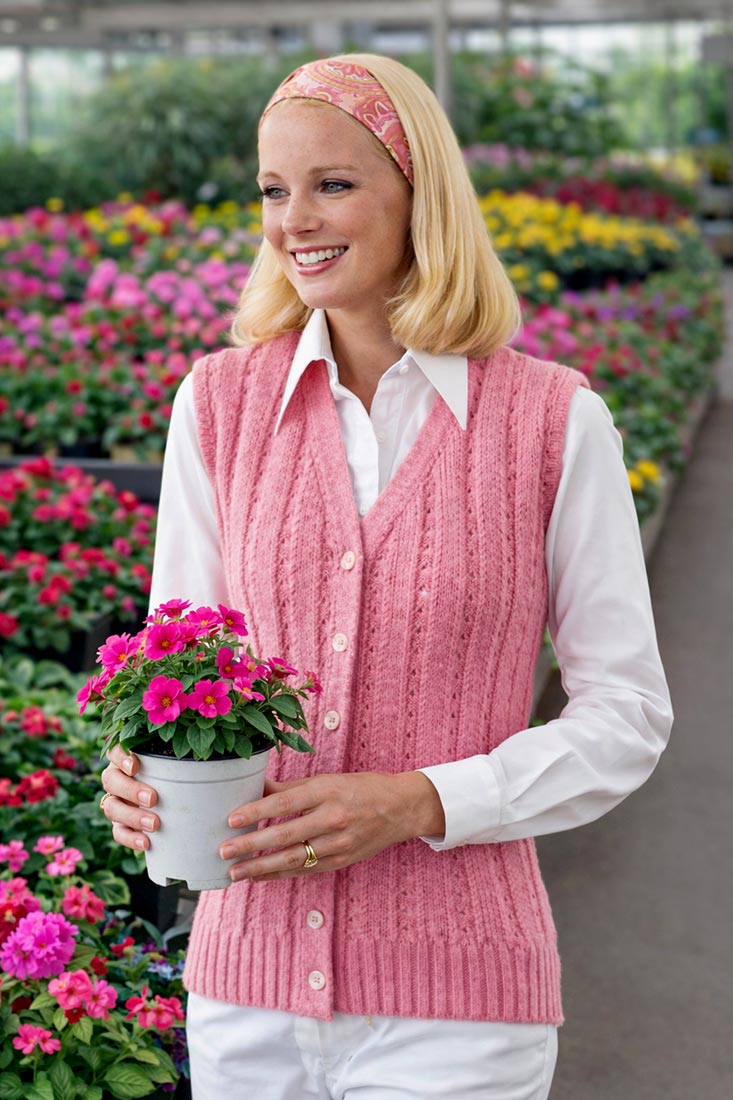 Ladies' Vest Pattern – Mary Maxim