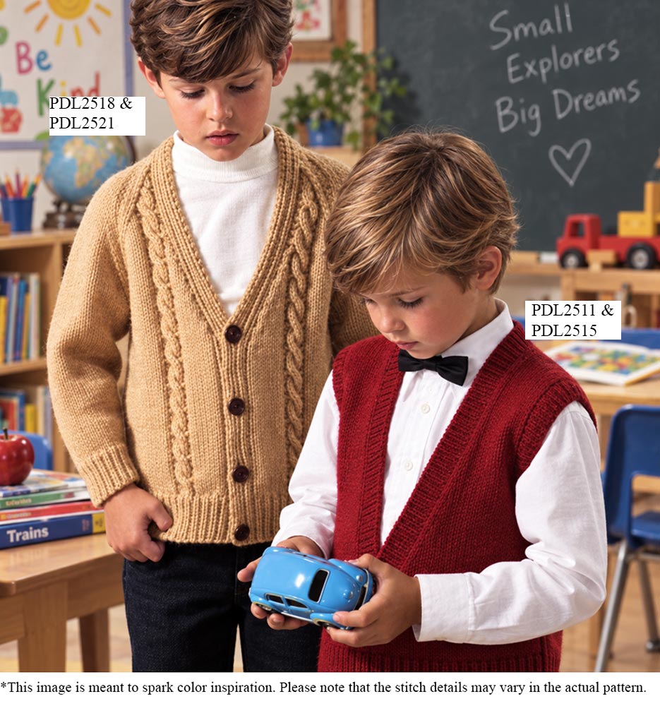 Children's Shells and Vest Pattern