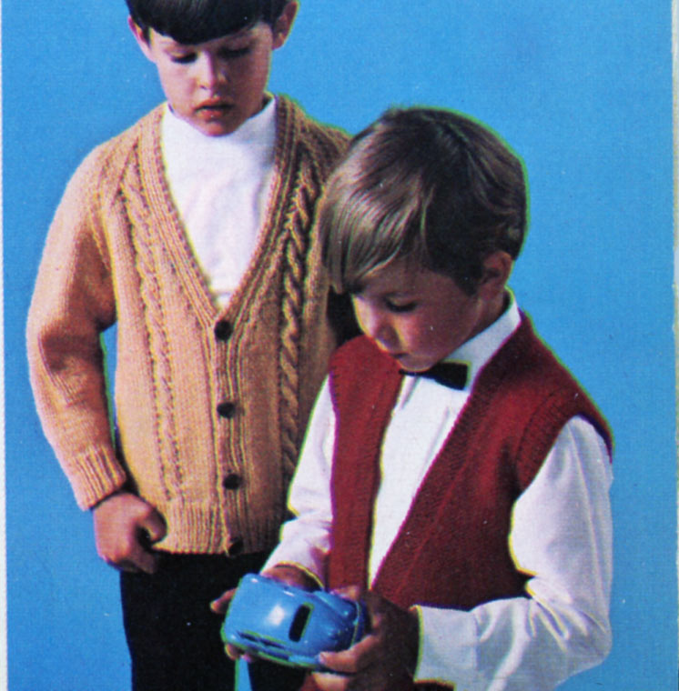 Children's Shells and Vest Pattern