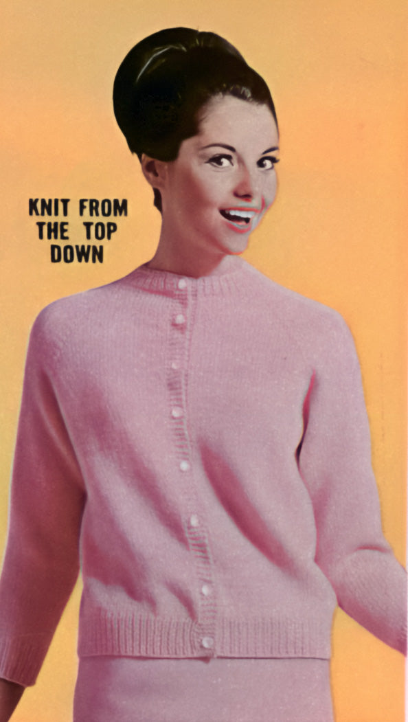 Ladies' Sport Weight Cardigan Pattern – Mary Maxim