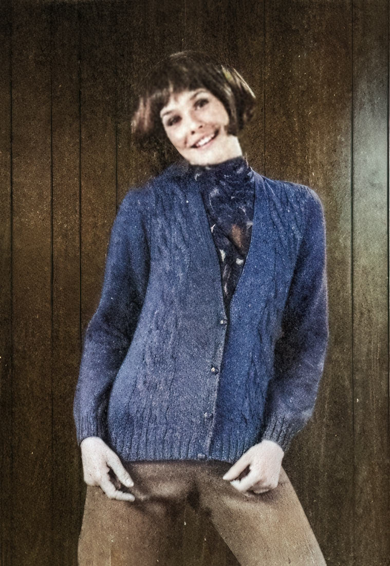 Deep Neck Cardigan Pattern