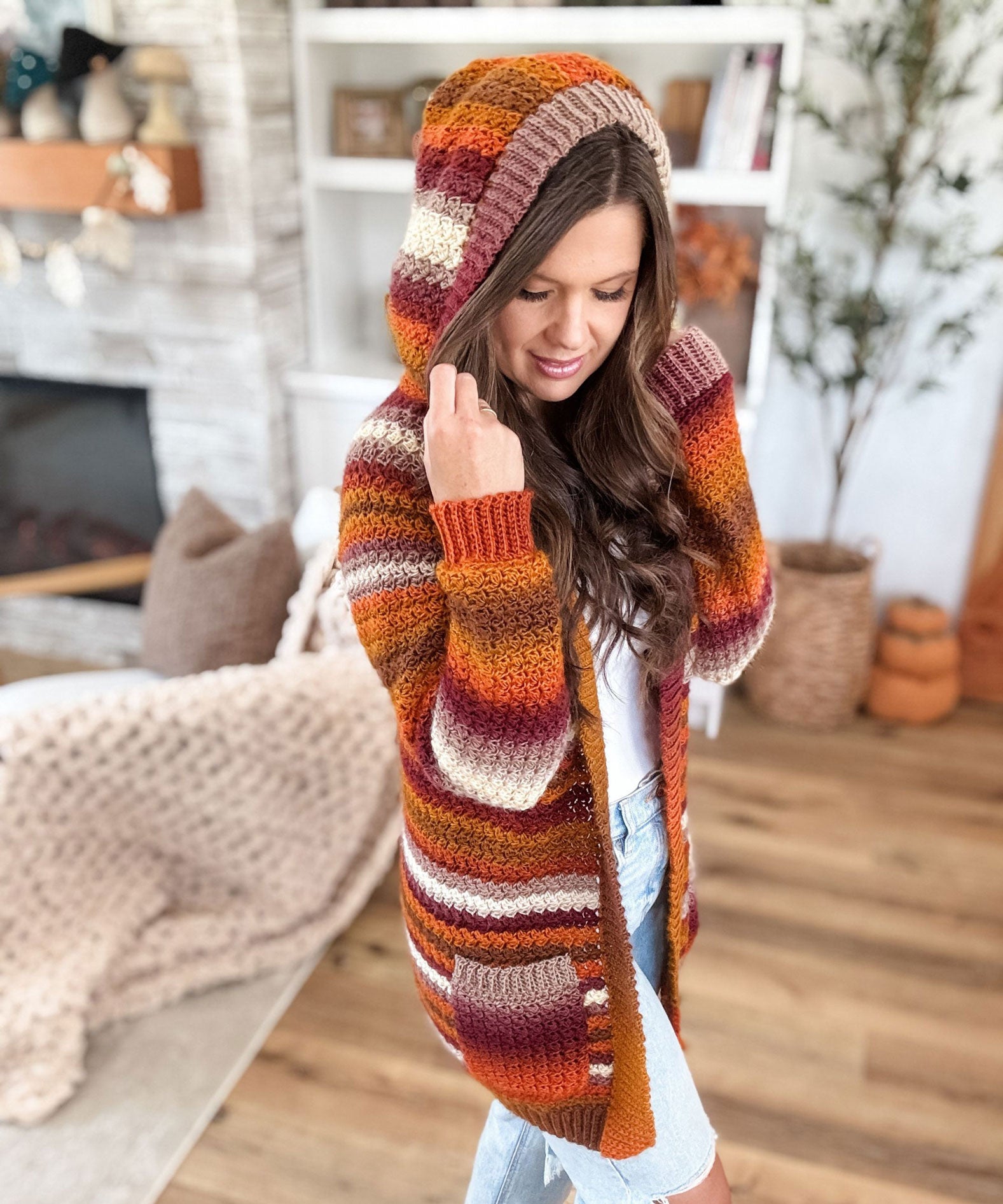 The Suzette Long Cardigan – Mary Maxim