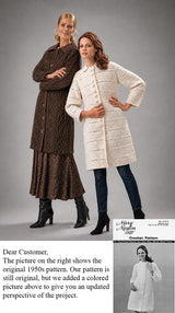 Ladies' Crochet Coat Pattern
