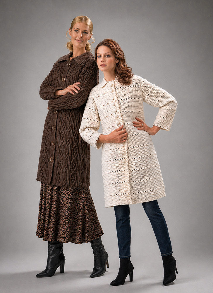 Ladies' Crochet Coat Pattern – Mary Maxim