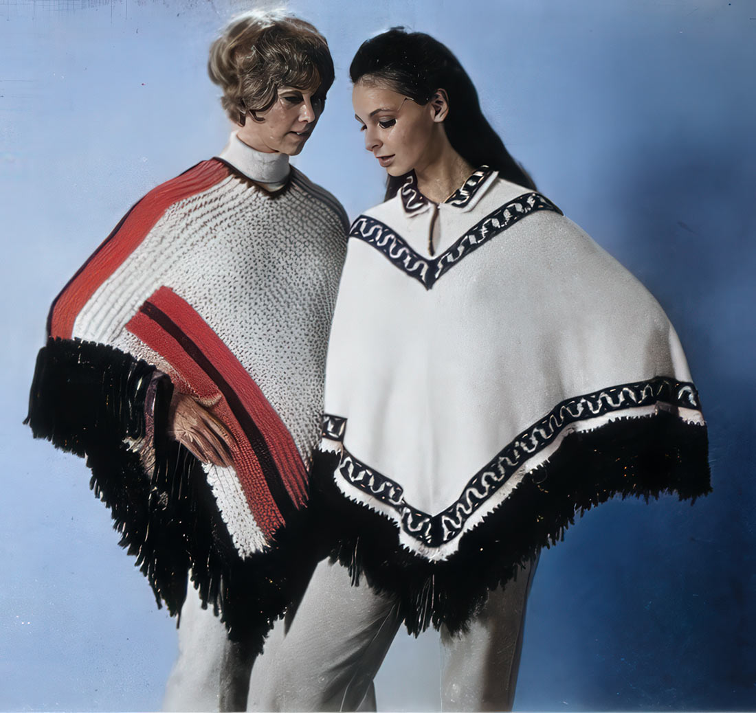 Poncho Pattern – Mary Maxim