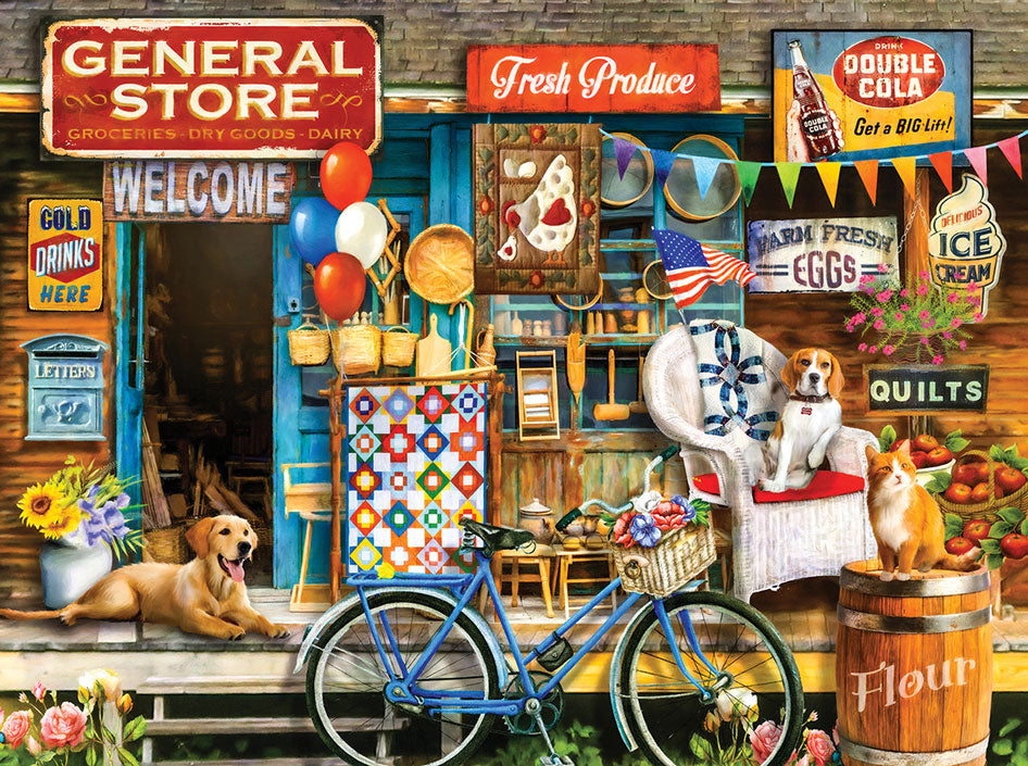 Waiting at the Store Jigsaw Puzzle