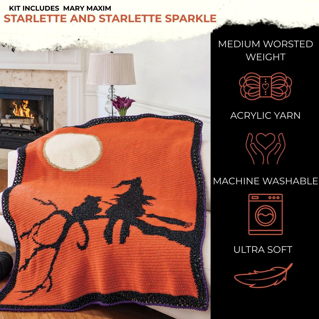 Under The Enchanted Moon Blanket – Mary Maxim