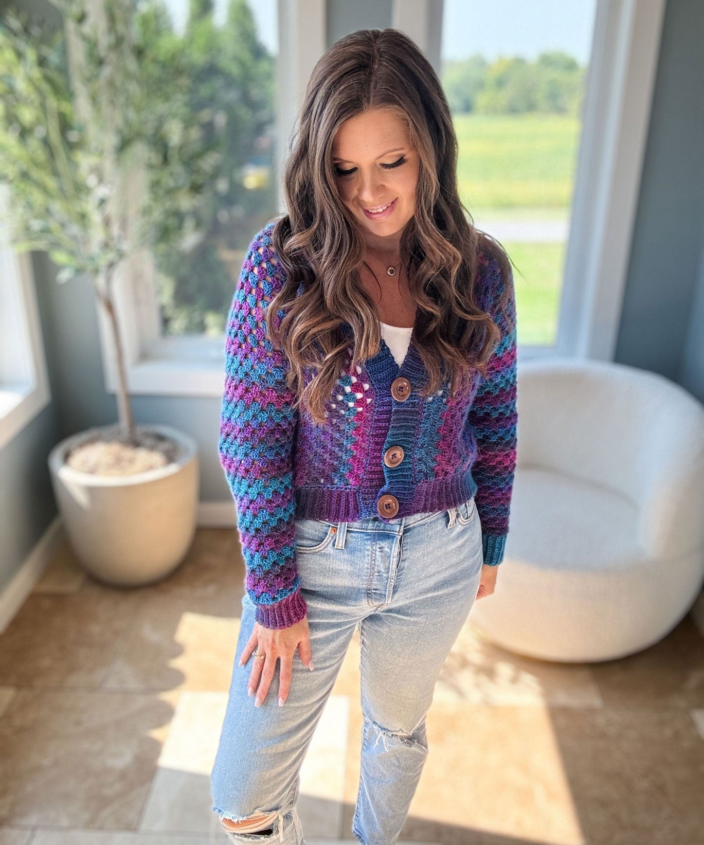 Cascade Mountain Short Cardigan – Mary Maxim