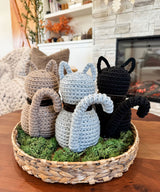 Rustic Farmhouse Crochet Ami Cats