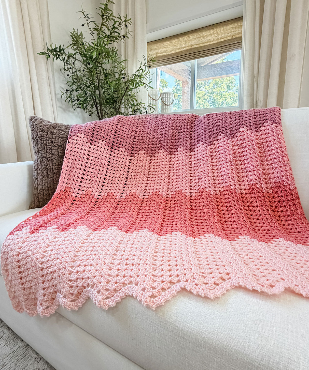Timeless Granny Ripple Blanket