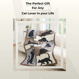 Silhouettes de chats afghans