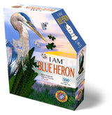 I Am Blue Heron Jigsaw Puzzle